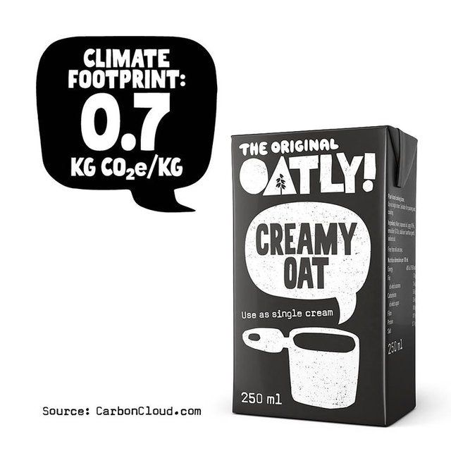Oatly Creamy Oat Single Cream Chilled   250ml