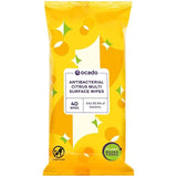 Ocado Antibacterial Multi Surface Citrus Wipes   40 per pack