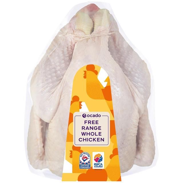 Ocado Free Range Whole Chicken   Typically: 1.8kg