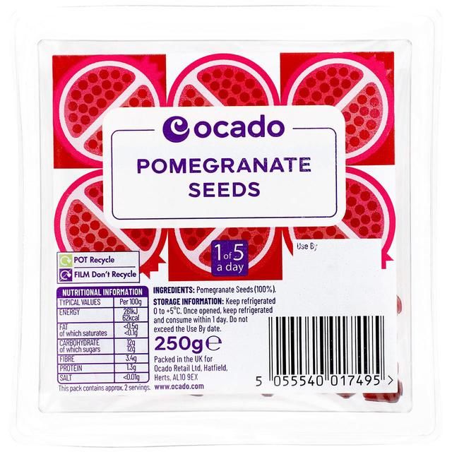 Ocado Pomegranate Seeds   250g