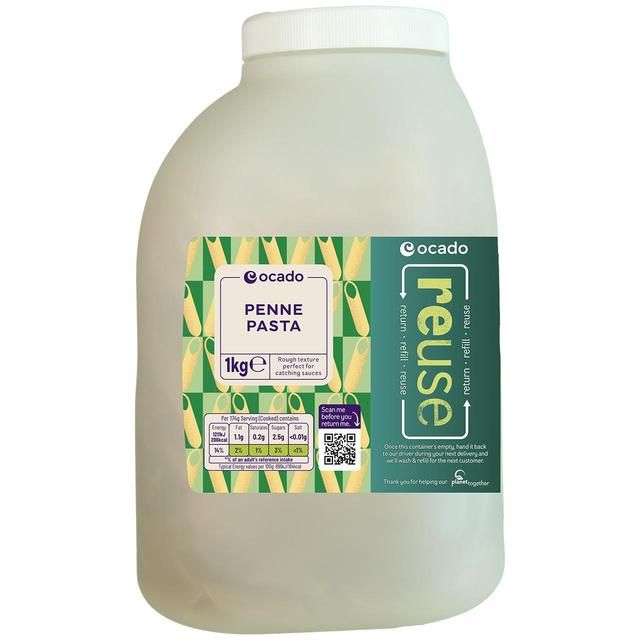 Ocado Refill Reuse Penne Pasta   1kg