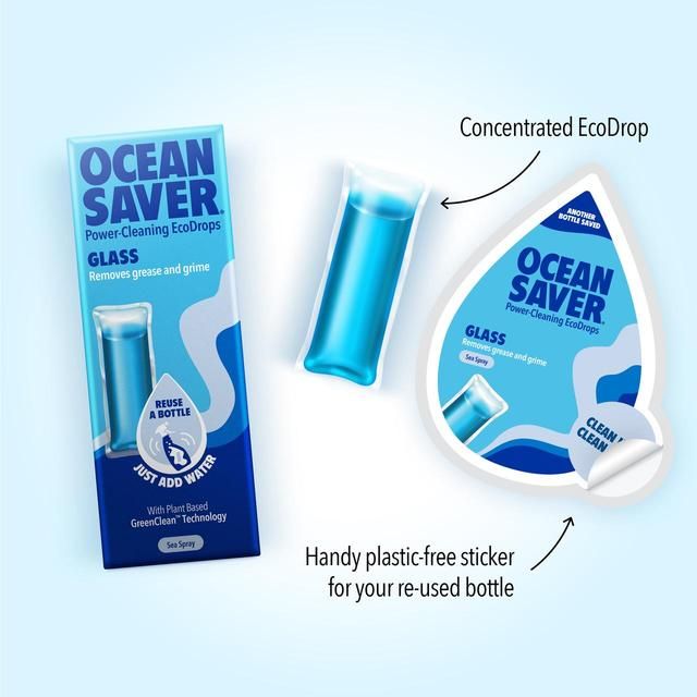 OceanSaver Glass Cleaner EcoDrop Sea Spray   10ml