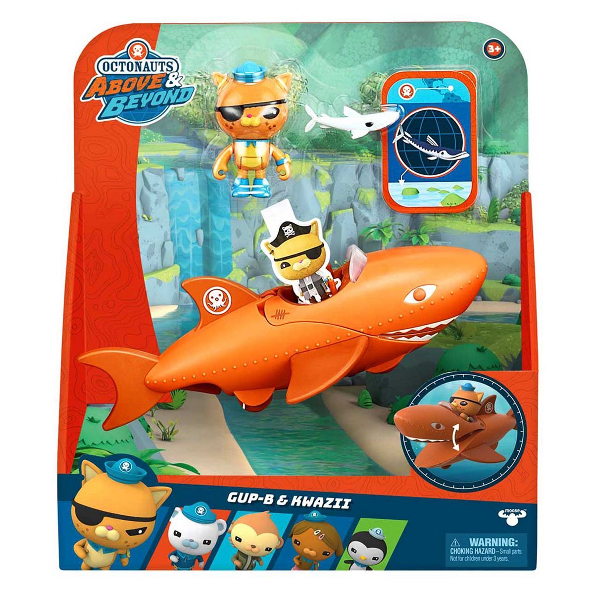 Octonauts S1 Fig &amp;amp; Vehicle - Kwazii Gup B