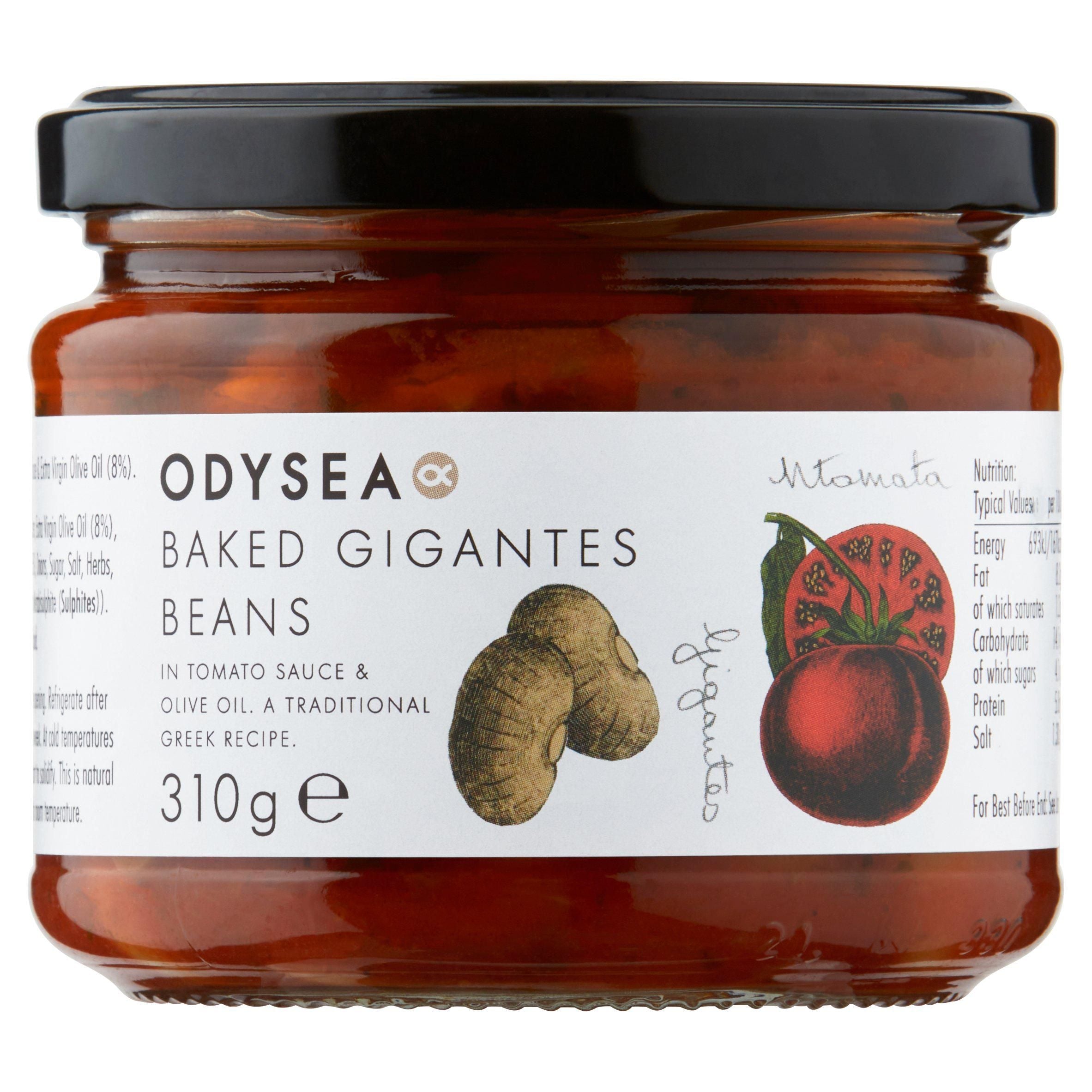 Odysea Baked Gigantes Beans in Tomato Sauce &amp;amp; Olive Oil 310g