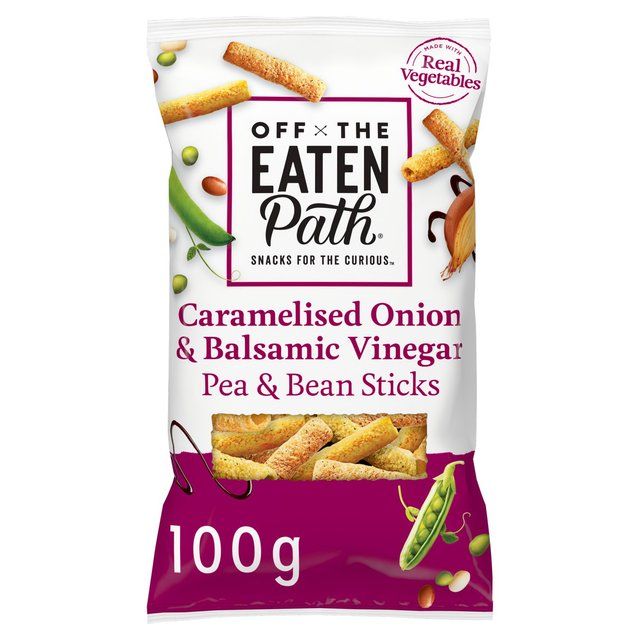Off The Eaten Path Balsamic Vinegar Bean Sticks Sharing Bag Crisps   100g