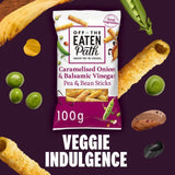 Off The Eaten Path Balsamic Vinegar Bean Sticks Sharing Bag Crisps   100g