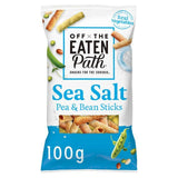 Off The Eaten Path Sea Salted Bean Sticks Sharing Bag Crisps   100g