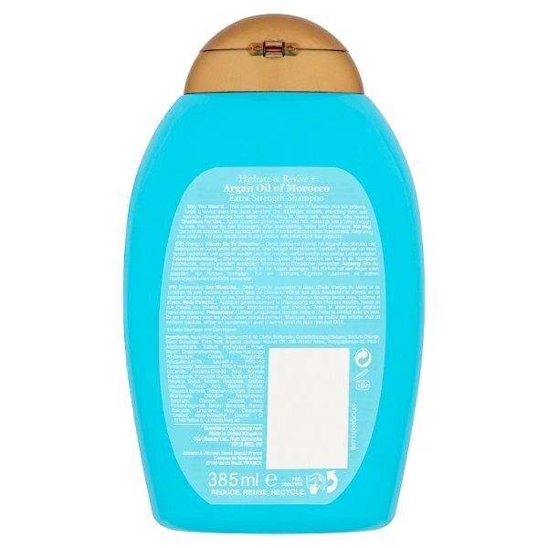 OGX Hydrate &amp;amp; Revive+ Argan Oil Extra Strength Shampoo 385ml