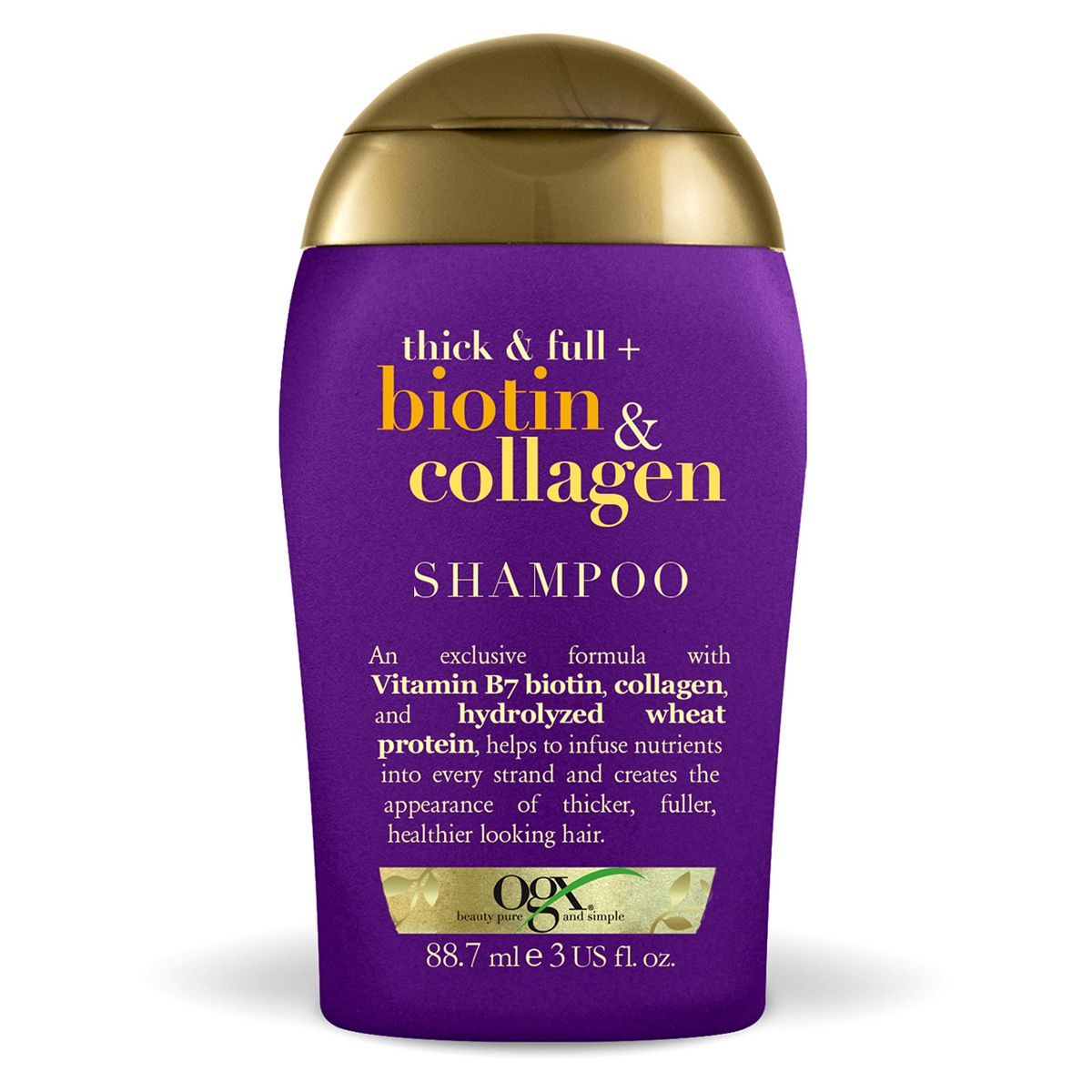 OGX Thick &amp;amp; Full + Biotin &amp;amp; Collagen Mini Shampoo 88.7ml