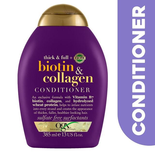 OGX Thick &amp;amp; Full+ Biotin &amp;amp; Collagen pH Balanced Conditioner   385ml