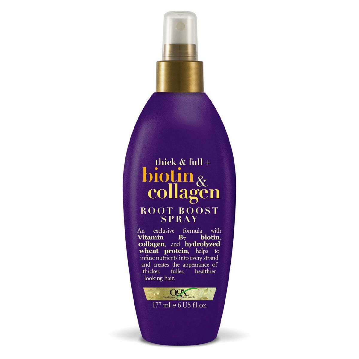 OGX Thick &amp;amp; Full+ Biotin &amp;amp; Collagen Root Boost Spray 177ml