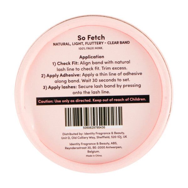 Oh My Lash So Fetch Black Faux Mink False Lashes Individual