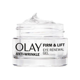 Olay Anti-Wrinkle Firm &amp;amp; Lift Eye Renewal Gel, For Under Eye Puffiness,15ml