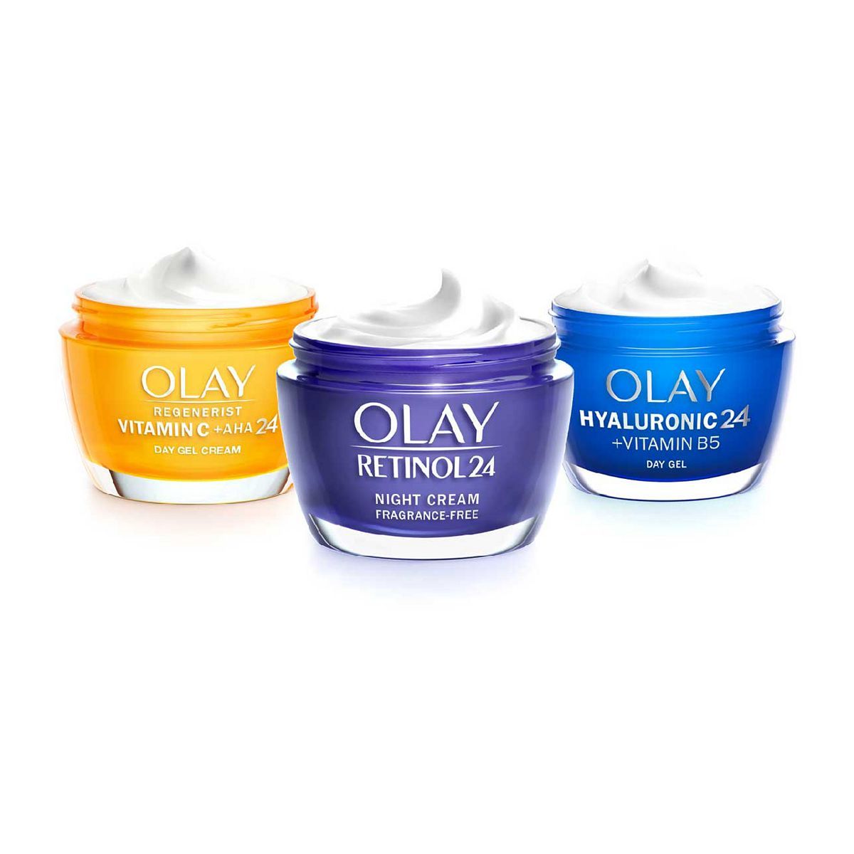Olay Besties with Hyaluronic Acid + Vitamin B5 &amp;amp; Vitamin C Day Moisturiser and Retinol Night Moisturiser Bundle