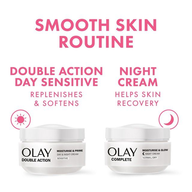 Olay Double Action Sensitive Moisturiser Day Cream   50ml