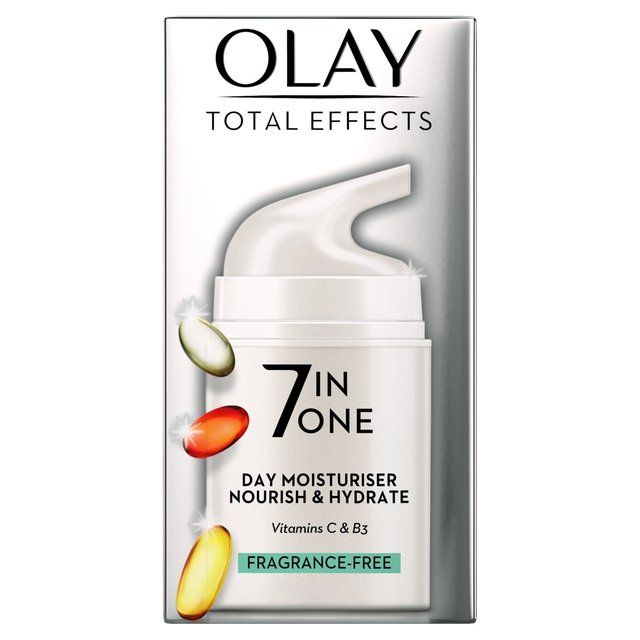 Olay Total Effects Anti-Ageing 7-in-1 Fragrance Free Moisturiser   37ml