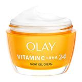 Olay Vitamin C + AHA24 Night Gel Face Moisturiser With Niacinamide 50ml