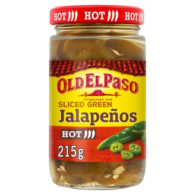 Old El Paso Sliced Green Jalapenos   215g