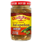 Old El Paso Sliced Green Jalapenos   215g