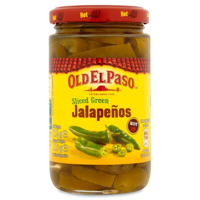 Old El Paso Sliced Green Jalapenos   215g