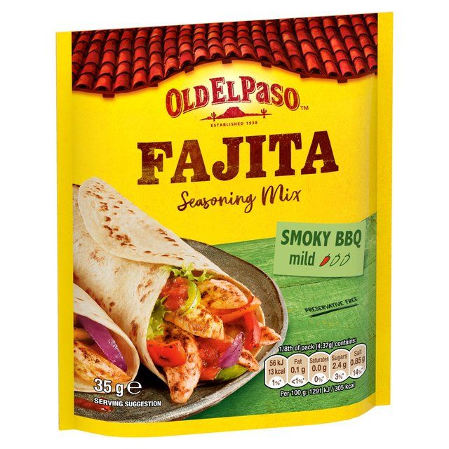 Old El Paso Smoky BBQ Fajita Seasoning Mix   35g