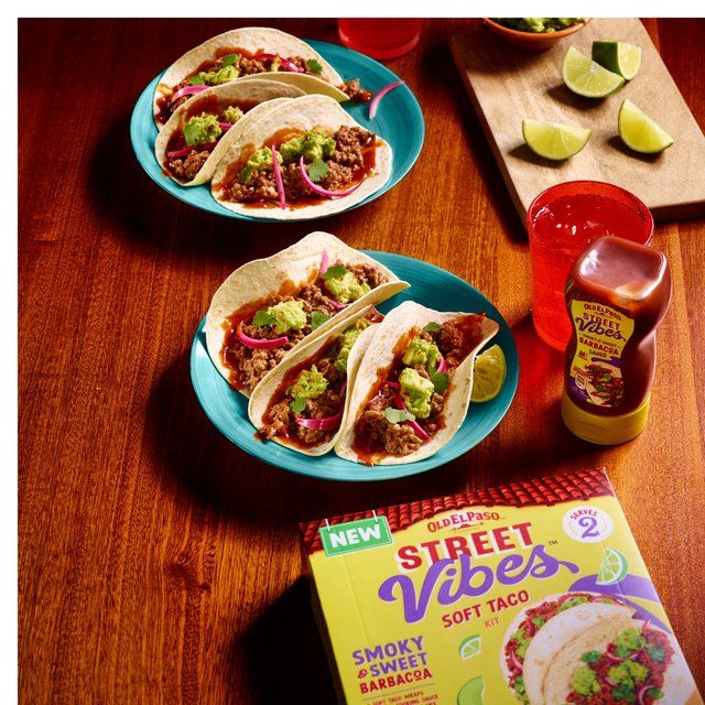 Old El Paso Street Vibes Taco Kit Barbacoa   6 x 255g