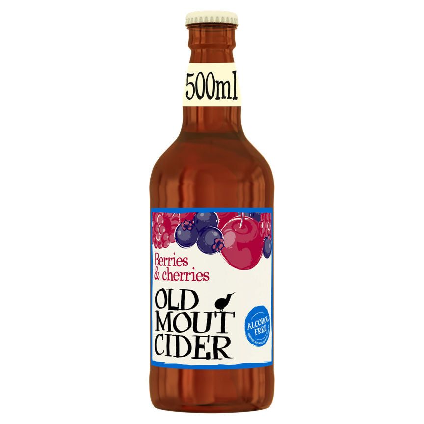 Old Mout Cider Berries &amp;amp; Cherries Alcohol Free 500ml
