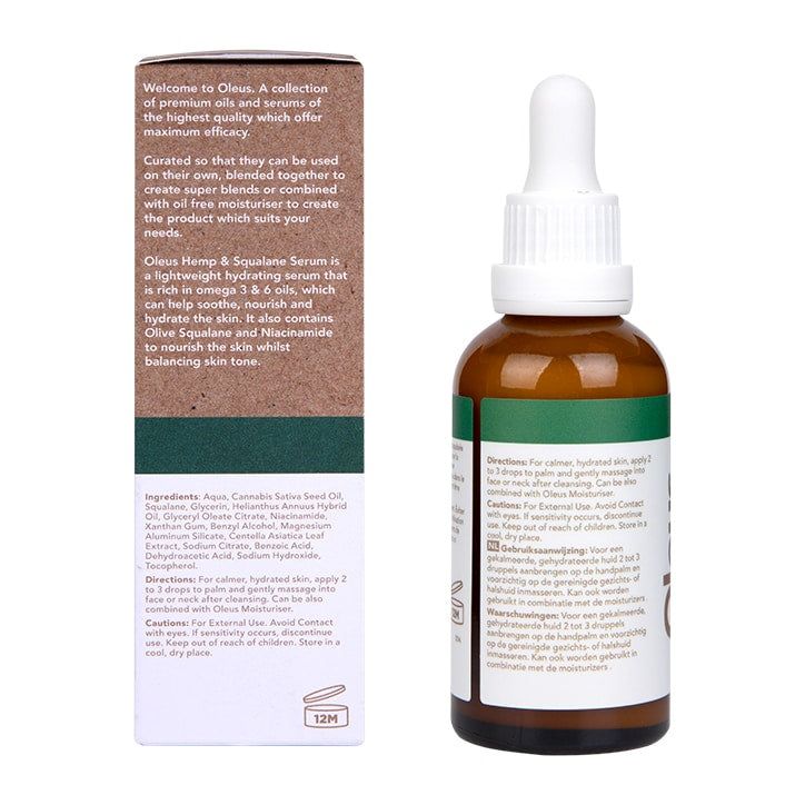 Oleus Hemp &amp;amp; Squalane Serum 50ml