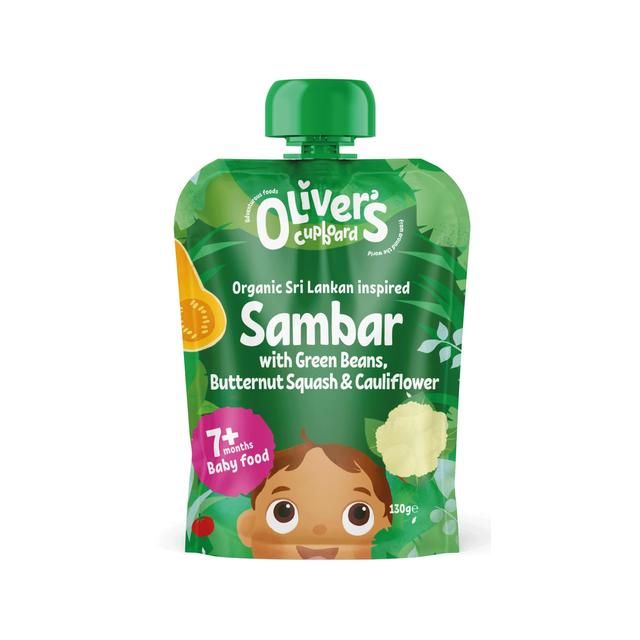 Oliver's Cupboard Organic Vegetable Sambar Halal Baby Food 7 mths+   130g