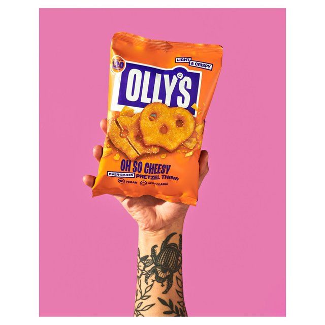Olly's Pretzel Thins - Oh So Cheesy   140g