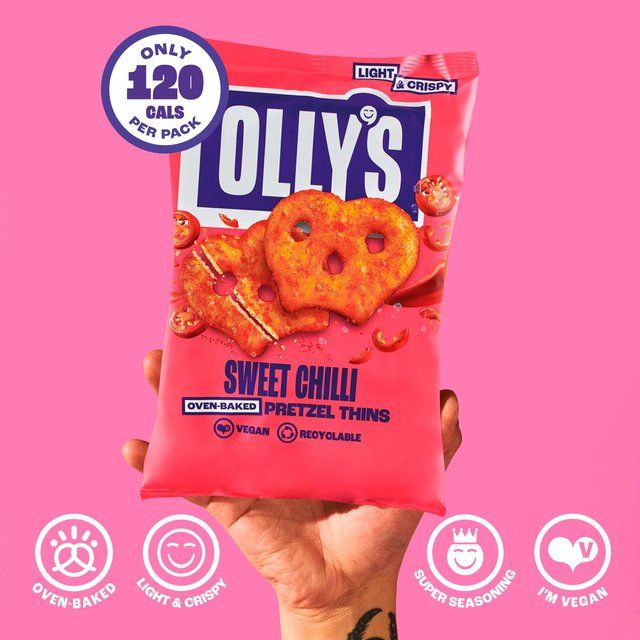 Olly's Pretzel Thins - Sweet Chilli   140g