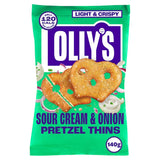 Olly's Pretzels Thins Sour Cream &amp;amp; Onion Pretzel Thins
