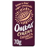 Ombar Centres Coconut &amp;amp; Vanilla Organic Vegan Fair Trade Chocolate   70g
