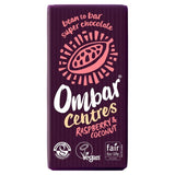 Ombar Centres Raspberry &amp;amp; Coconut Organic Vegan Fair Trade Chocolate   35g
