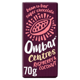 Ombar Centres Raspberry &amp;amp; Coconut Organic Vegan Fair Trade Chocolate   70g