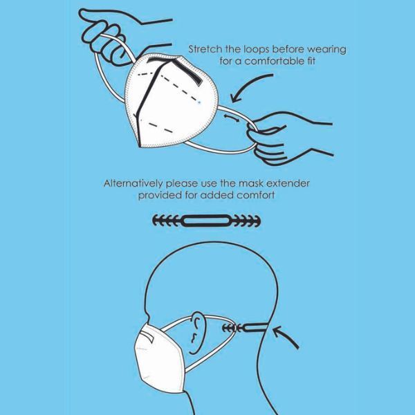 Omnitex FFP2 Face Mask - Pink 20pk (Individually Packed)