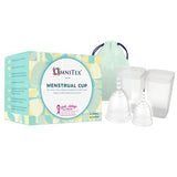 Omnitex Menstrual / Period Cups - 2pk (1  Small &amp;amp; 1 Large)