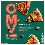 OMV! Deliciously Vegan Roasted Veg &amp;amp; Houmous Pizza