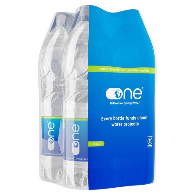 One Water Still Spring Water   4 x 2L