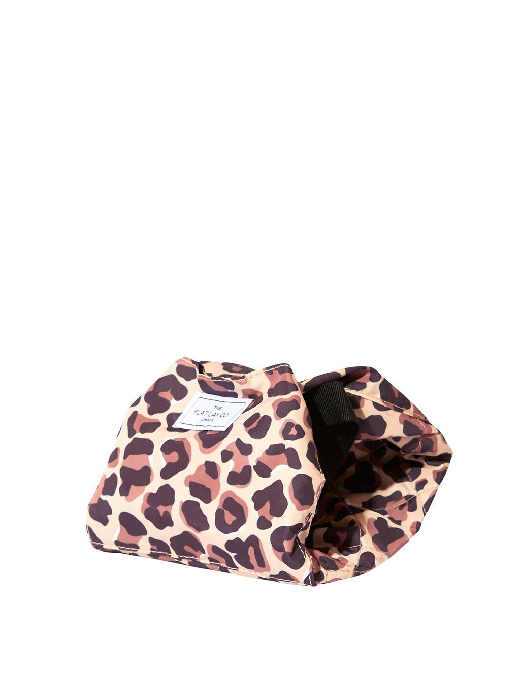 Open Flat Makeup Bag In Leopard Print