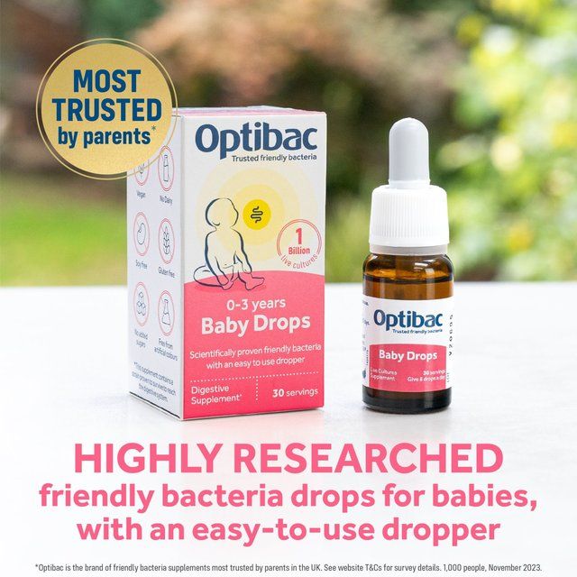 Optibac Probiotics Baby Drops 30 Servings   10ml