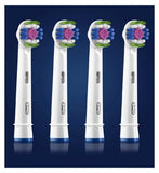 Oral-B 3D White Toothbrush Head with CleanMaximiser Technology, 4 Pack