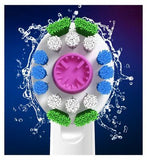 Oral-B 3D White Toothbrush Head with CleanMaximiser Technology, 8 Pack