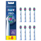 Oral-B 3DWhite Toothbrush Heads   8 per pack