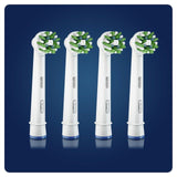 Oral-B CrossAction Toothbrush Heads - White   4 per pack
