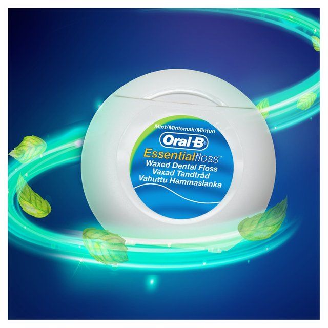 Oral-B Essential Mint Waxed Dental Floss   50m