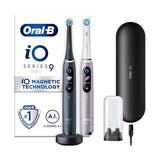 Oral-B iO9 Electric Toothbrush Black &amp;amp; Rose - Duo Pack