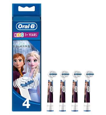 Oral-B Kids Replacement Toothbrush Heads x4 &amp;ndash; Disney Frozen