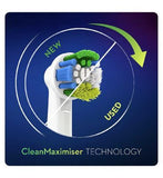 Oral-B Precision Clean Toothbrush Head with CleanMaximiser Technology, 8 Pack