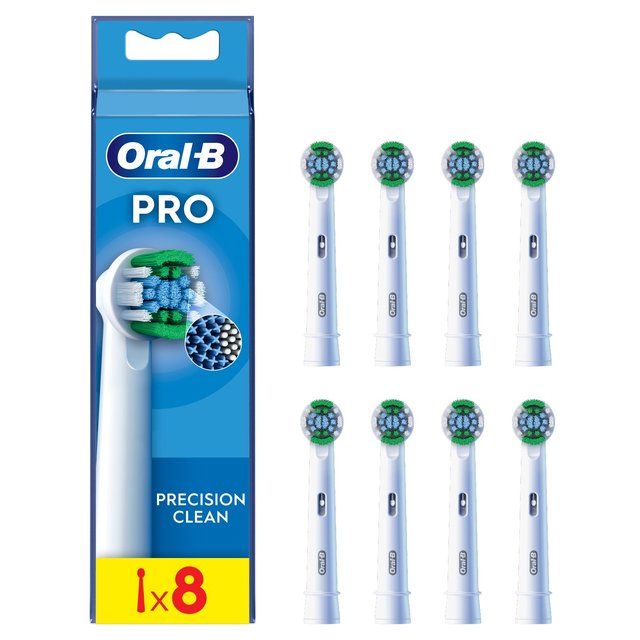 Oral-B Precision Clean Toothbrush Heads    8 per pack